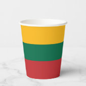 Litouwse vlag papieren bekers (Achterkant)