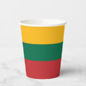 Litouwse vlag papieren bekers (Links)