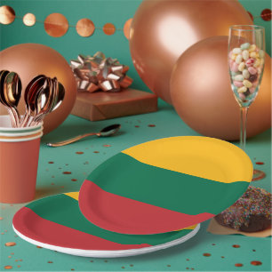 Litouwse vlag papieren bordje