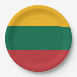 Litouwse vlag papieren bordje