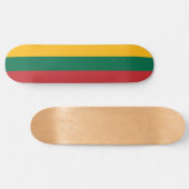 Litouwse vlag persoonlijk skateboard (Horizontaal)