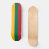 Litouwse vlag persoonlijk skateboard (Voorkant)