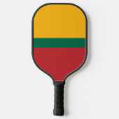 Litouwse vlag pickleball paddle (Achterkant)