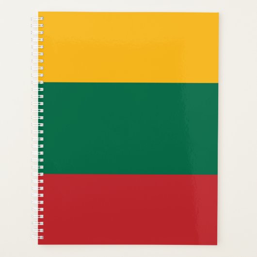 Litouwse vlag planner (Voorkant)