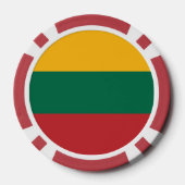 Litouwse vlag poker chips (Achterkant)