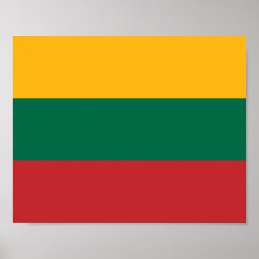 Litouwse vlag poster (Voorkant)