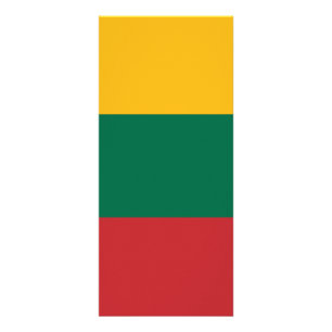 Litouwse vlag reclamekaart