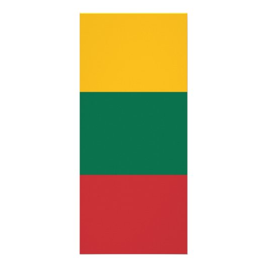 Litouwse vlag reclamekaart (Voorkant)