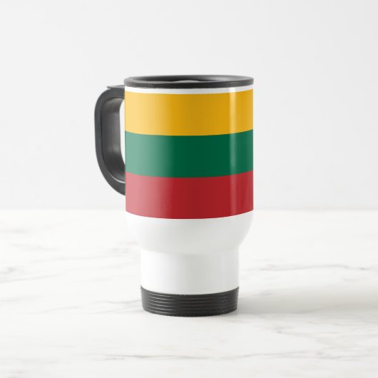 Litouwse vlag reisbeker (Voorkant links)