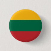 Litouwse vlag ronde button 3,2 cm (Voorkant)