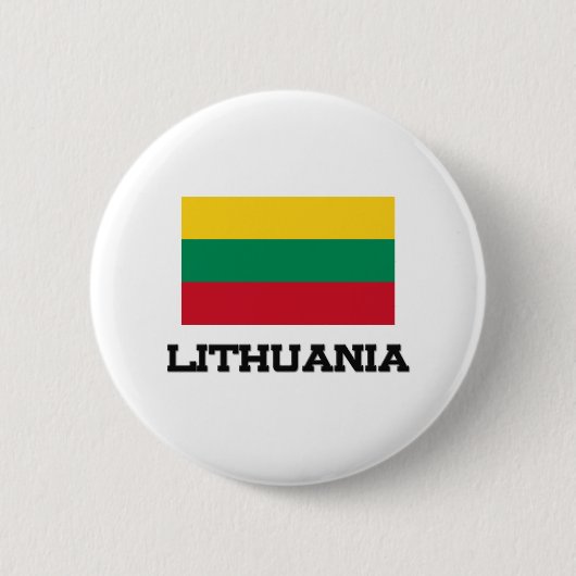 Litouwse vlag ronde button 5,7 cm (Voorkant)