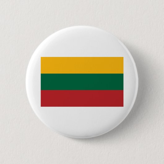 Litouwse vlag ronde button 5,7 cm (Voorkant)