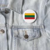 Litouwse vlag ronde button 5,7 cm (In situ)