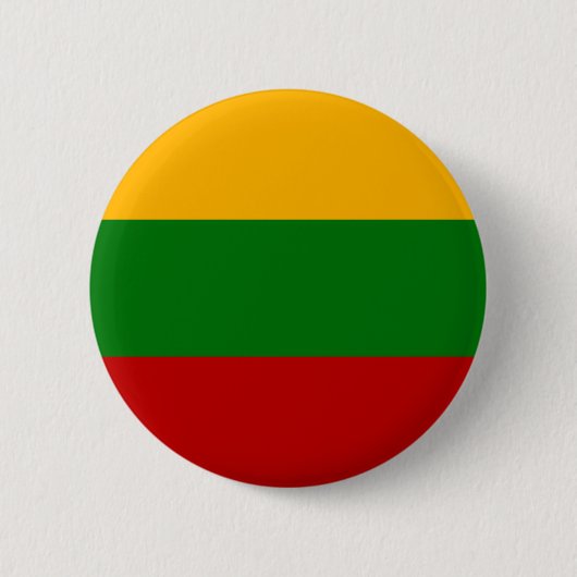 Litouwse vlag ronde button 5,7 cm (Voorkant)