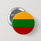 Litouwse vlag ronde button 5,7 cm (Voorkant /achterkant)