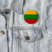 Litouwse vlag ronde button 5,7 cm (In situ)