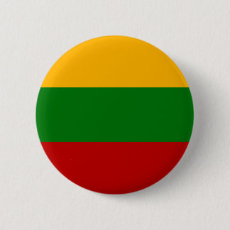 Litouwse vlag ronde button 5,7 cm
