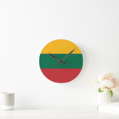 Litouwse vlag ronde klok (Huis)