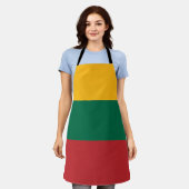 Litouwse vlag schort (Gedragen)