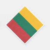 Litouwse vlag servet (Hoek)