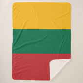 Litouwse vlag sherpa deken (Voorkant)