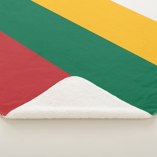 Litouwse vlag sherpa deken (3/4)