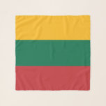 Litouwse vlag sjaal<br><div class="desc">Patriottische vlag van Litouwen.</div>