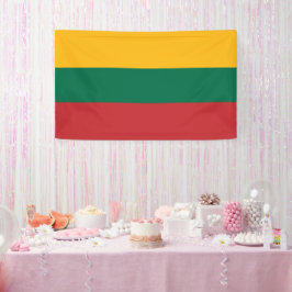 Litouwse vlag spandoek