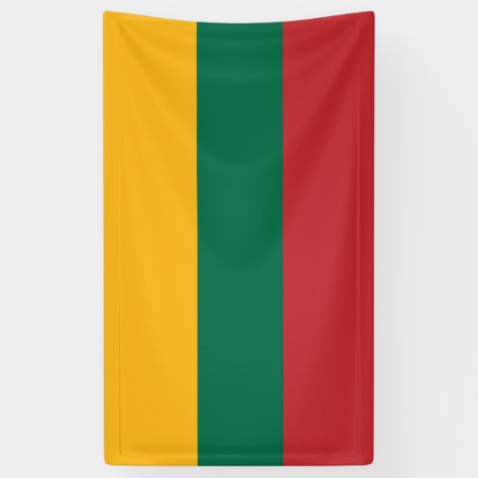 Litouwse vlag spandoek (Verticaal)