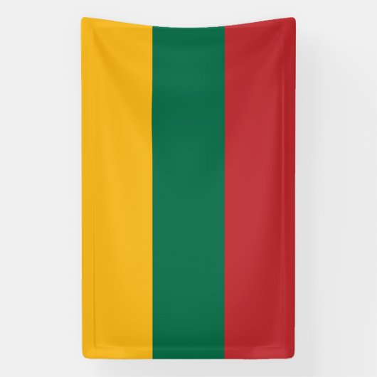 Litouwse vlag spandoek (Verticaal)