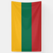 Litouwse vlag spandoek (Verticaal)