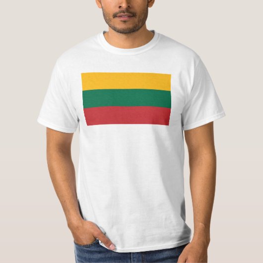 Litouwse vlag t-shirt (Voorkant)