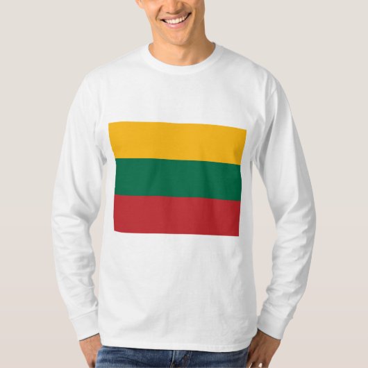 Litouwse vlag t-shirt (Voorkant)