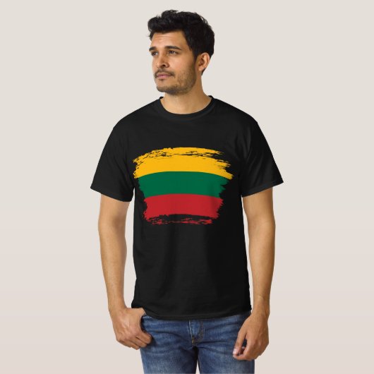 Litouwse vlag t-shirt (Voorkant volledig)