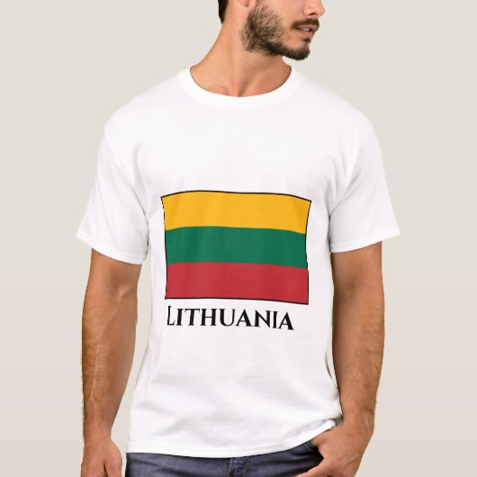 Litouwse vlag t-shirt (Voorkant)