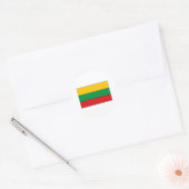 Litouwse vlag T-shirts en cadeaus Ronde Sticker (Envelop)
