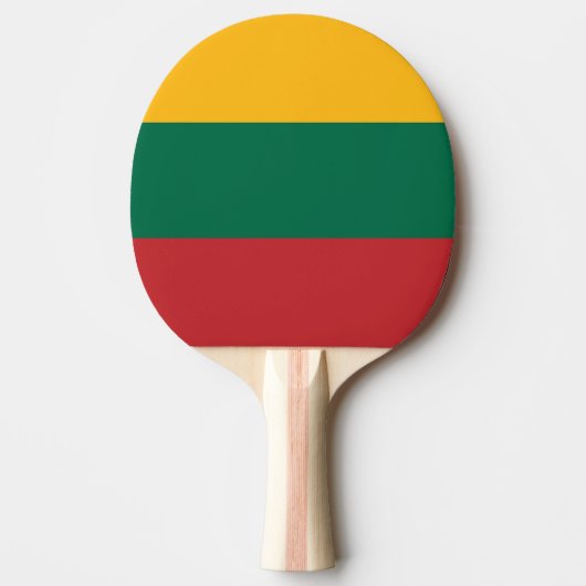 Litouwse Vlag Tafeltennisbatje (Voorkant)