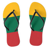Litouwse vlag teenslippers (Voetbed)