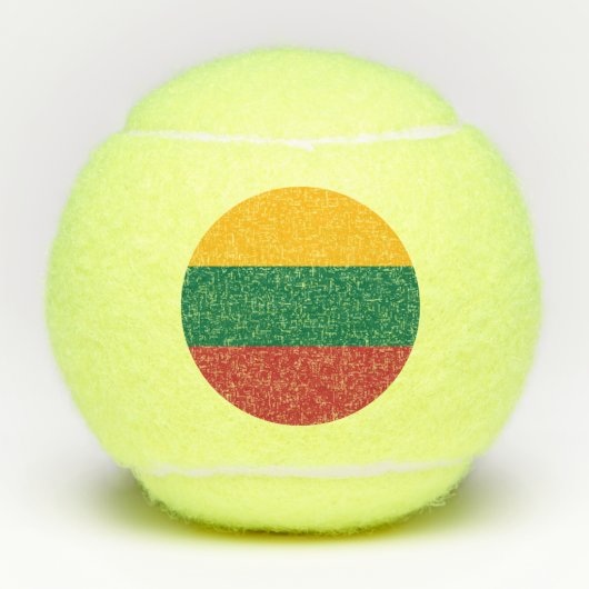 Litouwse vlag tennisballen (Voorkant)