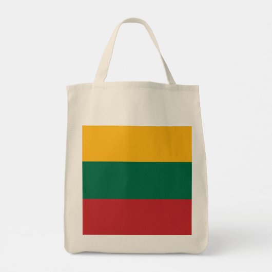 Litouwse vlag tote bag (Achterkant)
