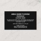 Litouwse vlag, vlag van Litouwen Visitekaartje (Achterkant)