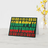 Litouwse vlag - vogeldagkaart kaart (Gele Bloem)