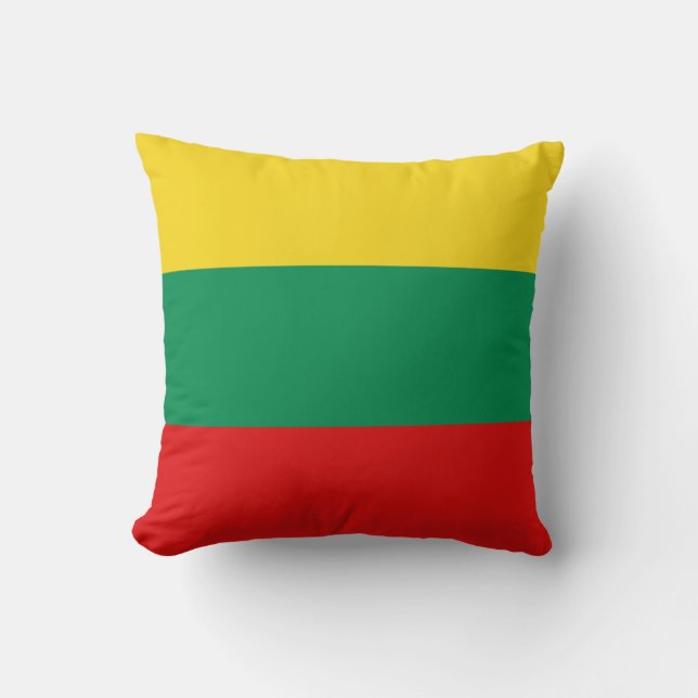 Litouwse Vlag x Vlag Kussen (Voorkant)