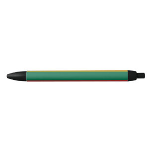 Litouwse vlag zwarte inkt pen