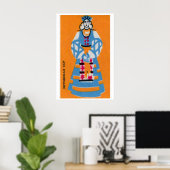 Litouwse Vrouw - Luciferdoosje Print - Esthetisch (Thuiskantoor)