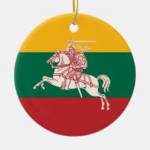Litouwse Vytis Keramisch Ornament (Voorkant)
