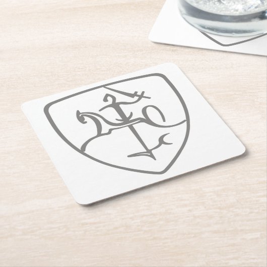 Litouwse Vytis Onderzetter Set (Schuin)