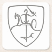 Litouwse Vytis Onderzetter Set (Voorkant)