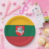 Litouwse wapenschild    papieren bordje (Feest)