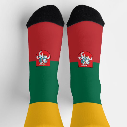 Litouwse wapenschild sokken (Top)